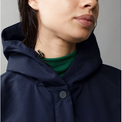 Jas Welter Shelter Women Not So Long Tube Polyrayon Navy | Etrias.nl